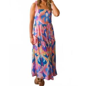 NEW SINCERELY OURS alexa summertime dress in spring palms